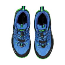 CMP Wanderschuhe Rigel Low WP (Trekking, wasserdicht) danubeblau/lime Kinder